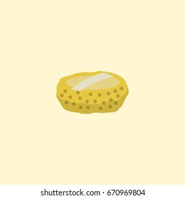 Flat Icon Wisp Element. Vector Illustration Of Flat Icon Sponge Isolated On Clean Background. Can Be Used As Wisp, Sponge And Bast Symbols.