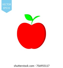 flat icons for apple,fruit,vector illustrations