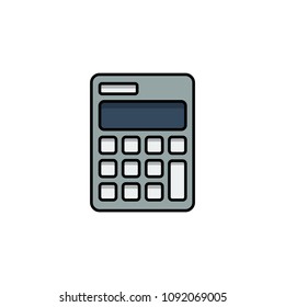 flat icons for calculator,vector illustrations