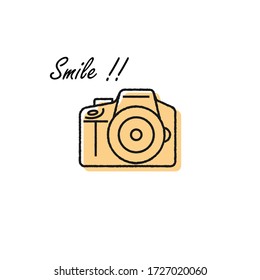 flat icons for camera,vector illustrations