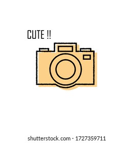 flat icons for camera,vector illustrations