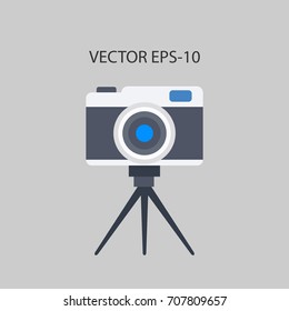 flat icons for camera,vector illustrations