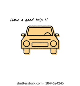 iconos planos para el frente del coche,ilustraciones vectoriales