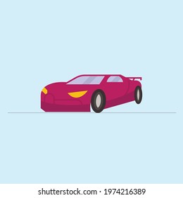 flat icons for Car side view,vector illustrations