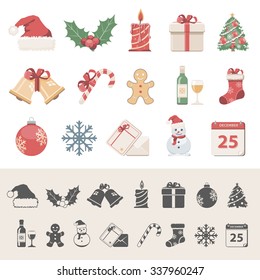 Flat Icons - Christmas