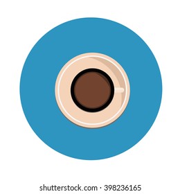 Flat icons for coffee shop