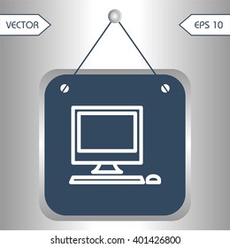 Flat icons computer for Web, Mobile and business