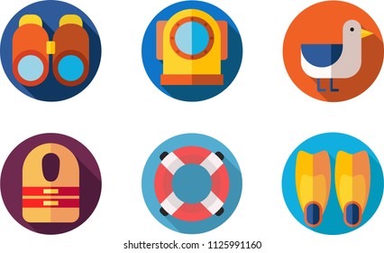 Flat Icons. Cruise .
marine themes