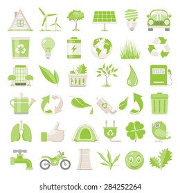 Flat Icons - Environmental Conservation