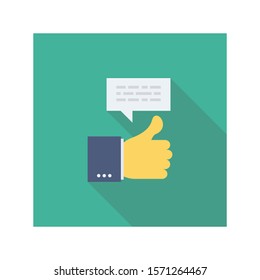 flat icons for good  & done 