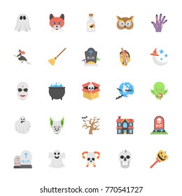 
Flat Icons Halloween Pack
