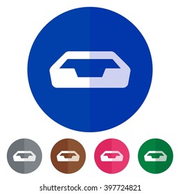 Flat icons inbox for Web, Mobile and business