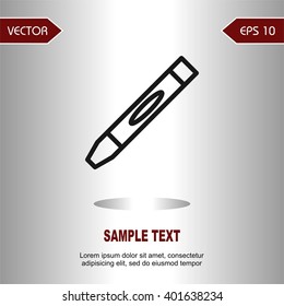 Flat icons marker for Web, Mobile and business