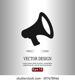 Flat icons megaphone for Web, Mobile and business
