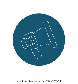 flat icons for Megaphone,vector illustrations