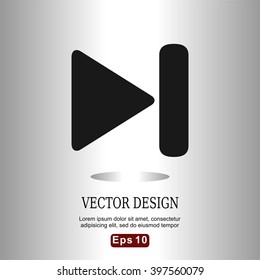 Flat icons next track for Web, Mobile, and Business