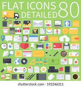 Flat icons pack