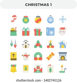 Flat Icons Pack for UI. Pixel perfect vector icon set for web design and website application.