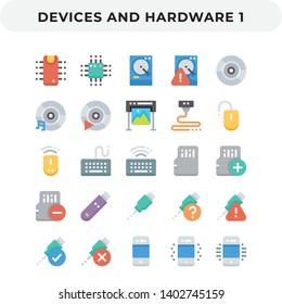 Flat Icons Pack for UI. Pixel perfect vector icon set for web design and website application.