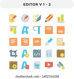 Flat Icons Pack for UI. Pixel perfect vector icon set for web design and website application.