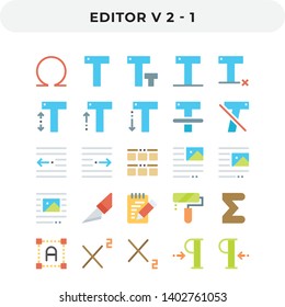Flat Icons Pack for UI. Pixel perfect vector icon set for web design and website application.