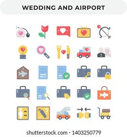 Flat Icons Pack for UI. Pixel perfect vector icon set for web design and website application.