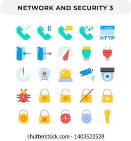 Flat Icons Pack for UI. Pixel perfect vector icon set for web design and website application.