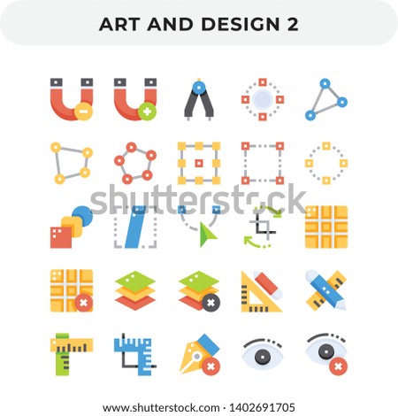 Flat Icons Pack for UI. Pixel perfect vector icon set for web design and website application.