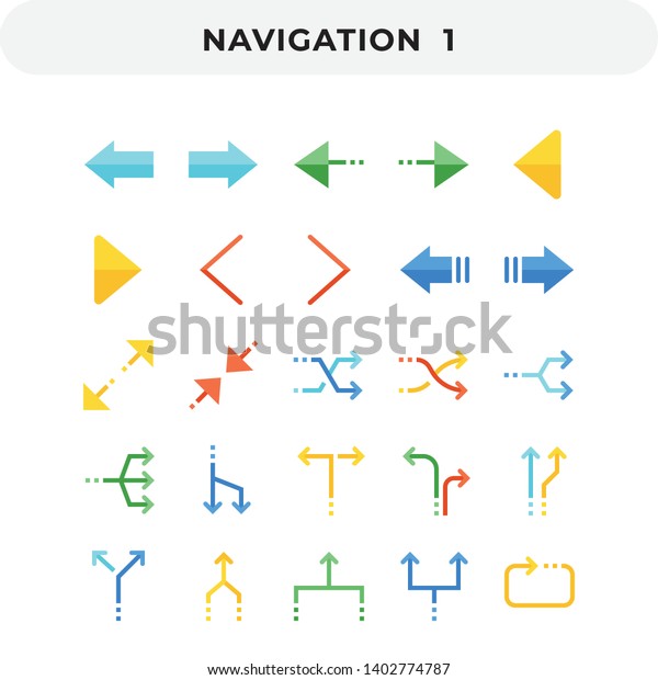 Flat Icons Pack for UI. Pixel\
perfect vector icon set for web design and website\
application.