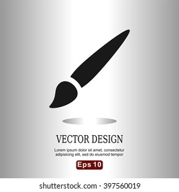 Flat icons paint brush for Web, Mobile, and Business
