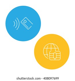 Flat Icons Payment and safety.