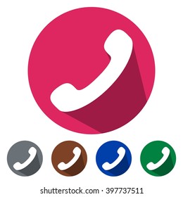 Flat icons phone for Web, Mobile and business