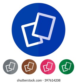 Flat icons pictures for Web, Mobile and business