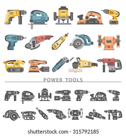 Flat Icons - Power Tools