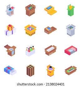 Iconos planos de reciclado y productos desechables 

