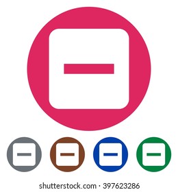 Flat icons remainder for Web, Mobile and business