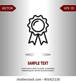 Flat icons ribbon for Web, Mobile and business