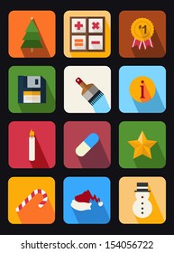 flat icons set 10