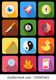 flat icons set 13