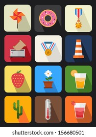 flat icons set 16