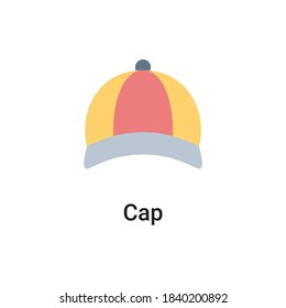 Flat icons set Clothes, accessories fashion and beauty. 
