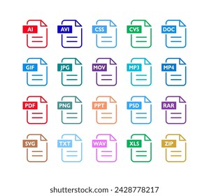 Flat icons set design for app. perfect for any use.