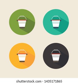 Flat icons set : Garden Object
