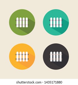 Flat icons set : Garden Object
