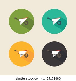 Flat icons set : Garden Object
