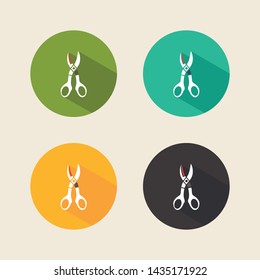 Flat icons set : Garden Object
