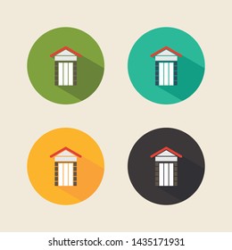 Flat icons set : Garden Object

