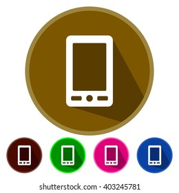 Flat icons smartphone for Web, Mobile and business