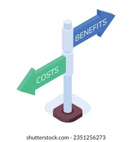  Iconos planos de beneficios sociales isométricos  