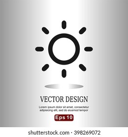 Flat icons sun for Web, Mobile and business